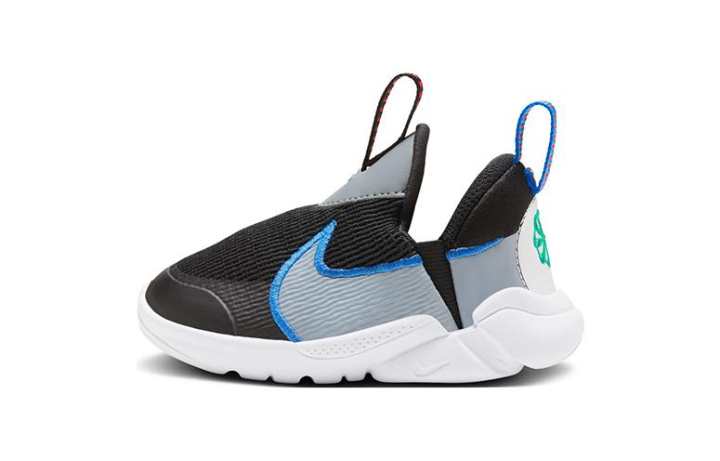 Nike Nike Flex Plus 2 TD Abrasion Resistant Slip Resistant Low top Baby & Toddler Shoes Black Gray Infant And Toddler