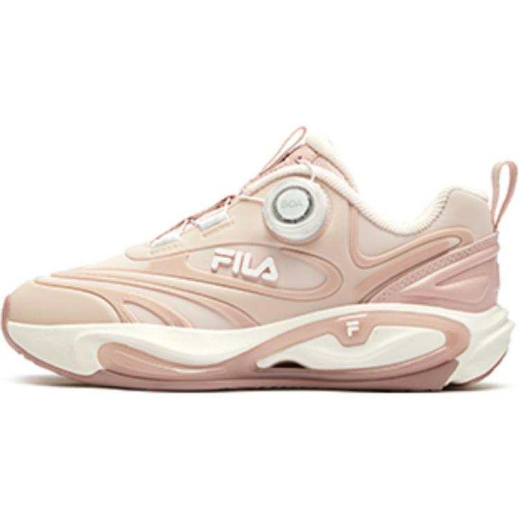 FILA KIDS Comfortable Abrasion Resistant Abrasion Resistant Low top Kids' Running Shoes Pink