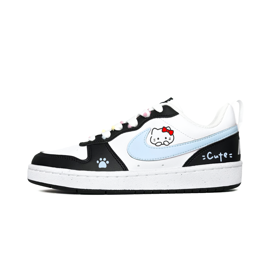 Nike Nike Court Borough Blue Meowth Slip Resistant Abrasion Resistant Slip Resistant Abrasion Resistant Low top