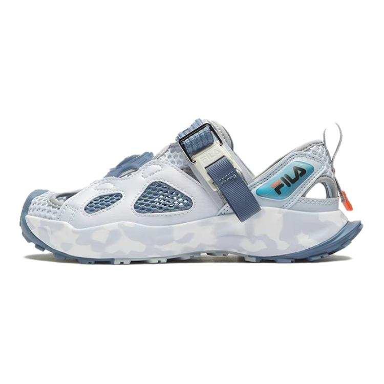 FILA KIDS Slip Resistant And Breathable Children's Sandals White Blue