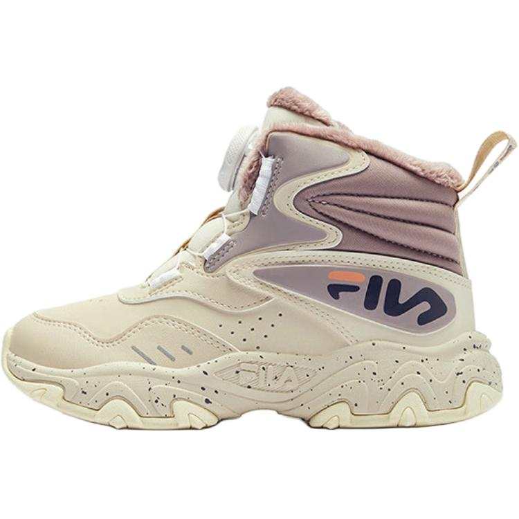 FILA KIDS Fleece Lined Comfortable Casual Slip Resistant, Abrasion Resistant, Thermal High top Kids' Outdoor Shoes
