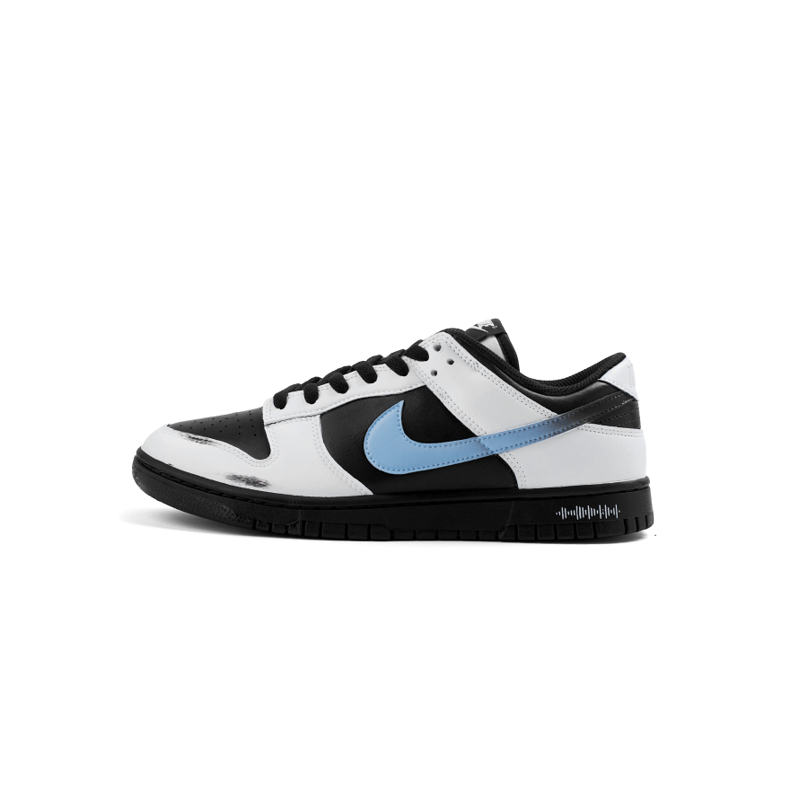Nike Nike Dunk Berry Foam Leather Slip Resistant Lightweight Cushioning Low top Kids' Skateboarding Shoes Black Teenagers