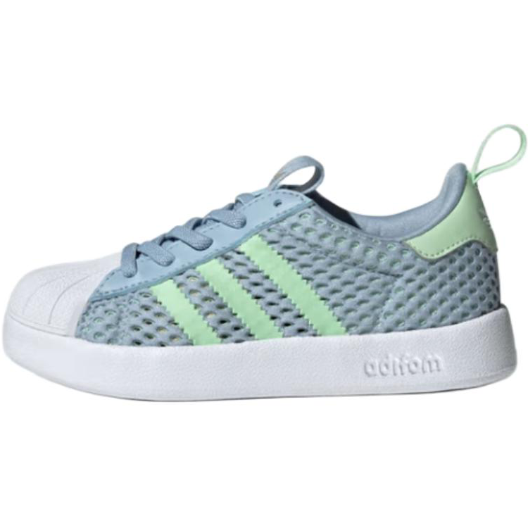 Adidas Originals SUPERSTAR 360 Breathable Low top Kids' Skateboarding Shoes Yellow Blue White Kids'