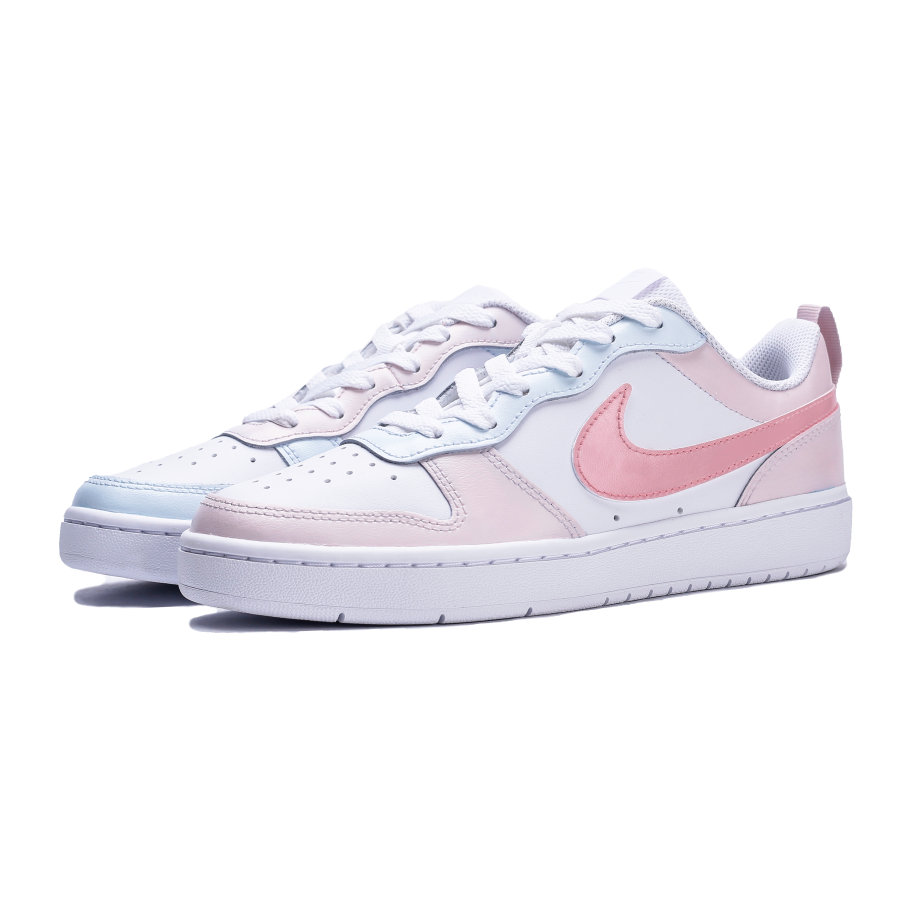 Nike Nike Court Borough Nike White Shoes Leather Slip Resistant Abrasion Resistant Low top Cute Skateboard Shoes