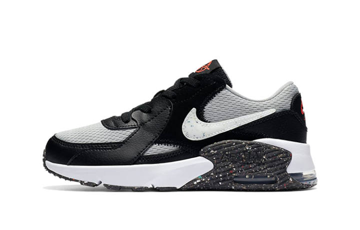 Nike Nike Air Max Excee Kids Lifestyle Shoes Black White Gray Children Aged 3 7 Years Old