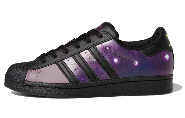 Adidas Originals Superstar Collection Low top Kids' Skateboarding Shoes Starry Sky Teenagers