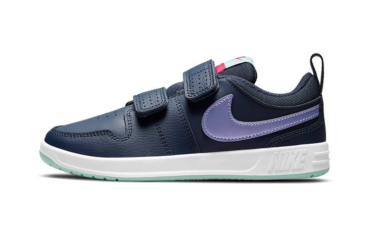 Nike Nike Pico 5 Slip Resistant Cushioning Low top Kids' Skateboarding Shoes Dark Blue Children Aged 3 7 Years Old