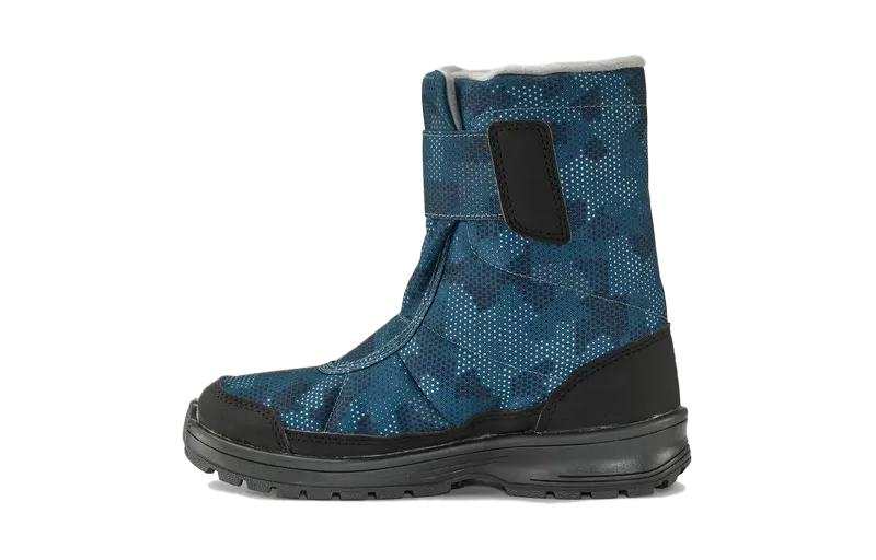 DECATHLON SH100 Waterproof Thermal Waterproof And Warm Kids' Boots Dark Blue Kids