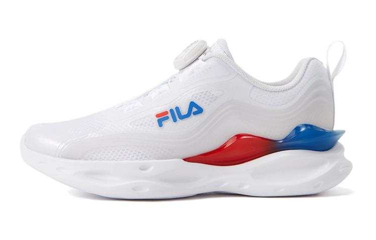 FILA KIDS Slip Resistant Cushioning Low top Kids' Training Shoes White Red