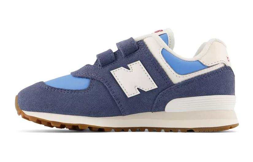 New Balance New Balance NB 574 Abrasion Resistant Low top Kids Lifestyle Shoes Blue White Kids'