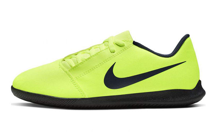 Nike Nike JR Phantom VNM Club IC Slip Resistant Cushioning Abrasion Resistant Low top Kids' Soccer Shoes Yellow Black Kids'