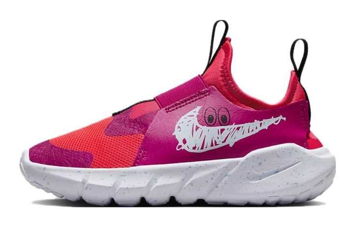 Nike Nike Flex Runner 2 Cushioning Abrasion Resistant Cushioning, Wear Resistant Low top Kids' Running Shoes Raspberry Red