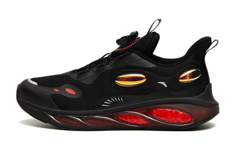Antakids Slip Resistant Abrasion Resistant Slip Resistant Abrasion Resistant Low top Running Shoes Black Red Teenagers