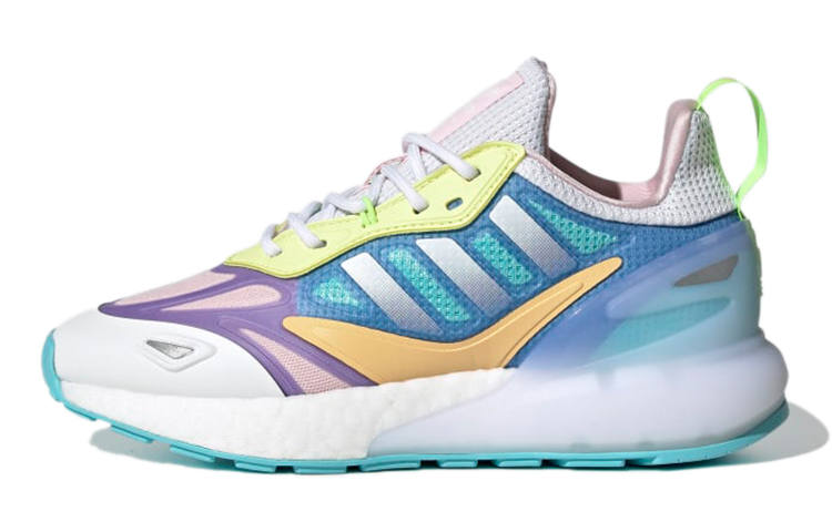 Adidas Originals ZX 2K BOOST 2.0 Breathable Low top Kids Lifestyle Shoes Teenagers