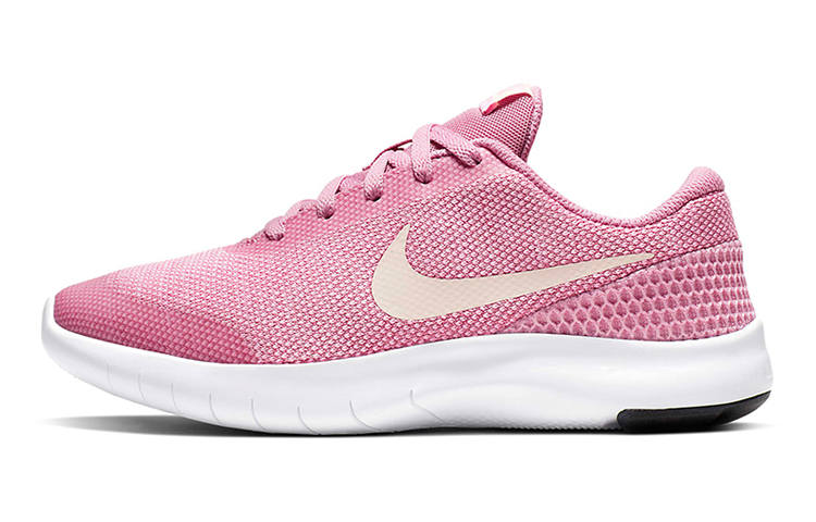 Nike Nike Flex Experience RN 7 Cushioning Abrasion Resistant Breathable Low top Running Shoes Pink White Unisex