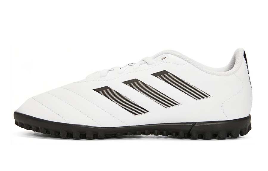 Adidas Adidas GOLETTO 8 Grassland Slip Resistant Anti Kick Low top Soccer Shoes White Black Kids'
