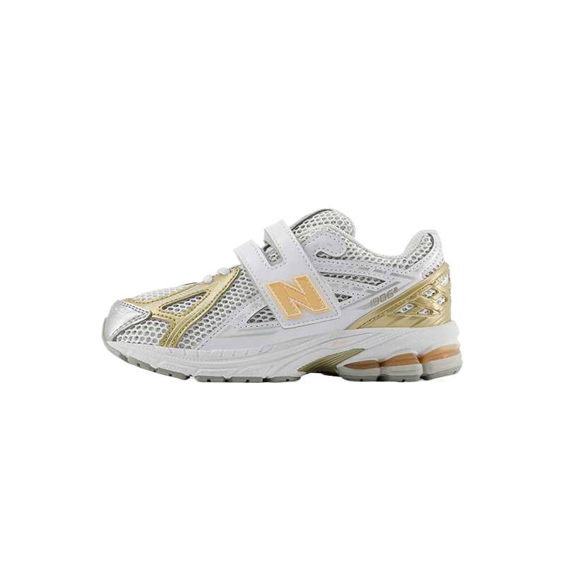 New Balance New Balance Cushioning Kids Lifestyle Shoes White Gold Kids'