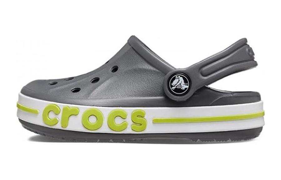 Crocs Bayaband Clog Slip Resistant And Breathable Children's Sandals Gray Kids'