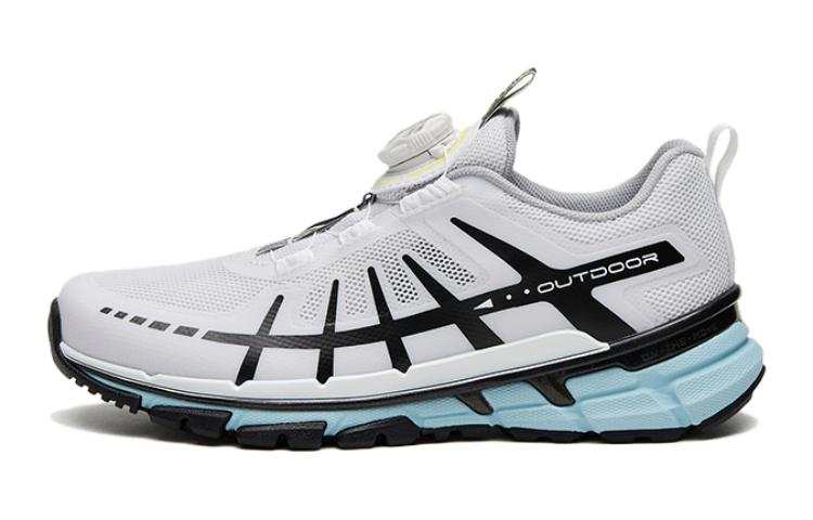 Antakids Slip Resistant Abrasion Resistant Low top Running Shoes White Blue Teenagers