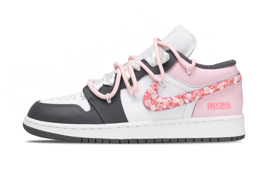 Jordan Jordan Air Jordan 1 Abrasion Resistant Low top Children's Basketball Shoes Teenagers