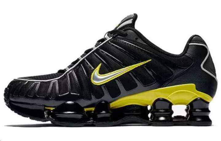 Nike Nike Shox Tl Black Dynamic Yellow Metallic Silver