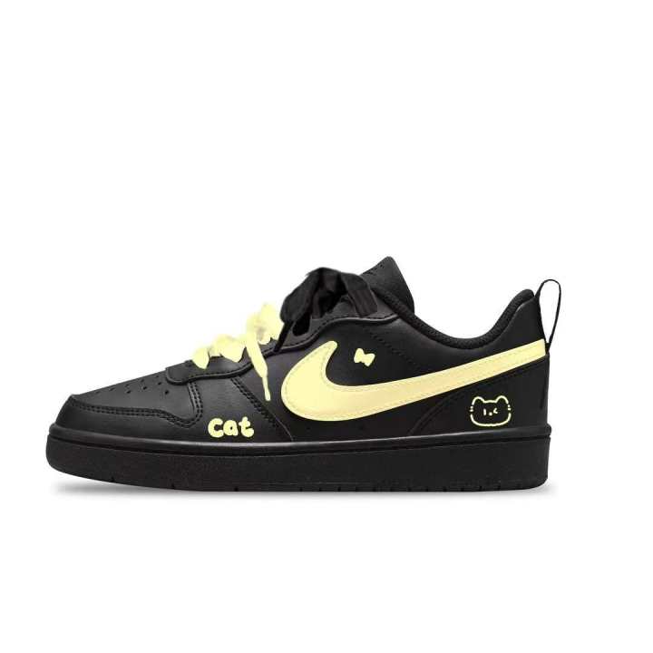 Nike Nike Court Borough Leather Slip Resistant Abrasion Resistant Slip Resistant Abrasion Resistant Low top