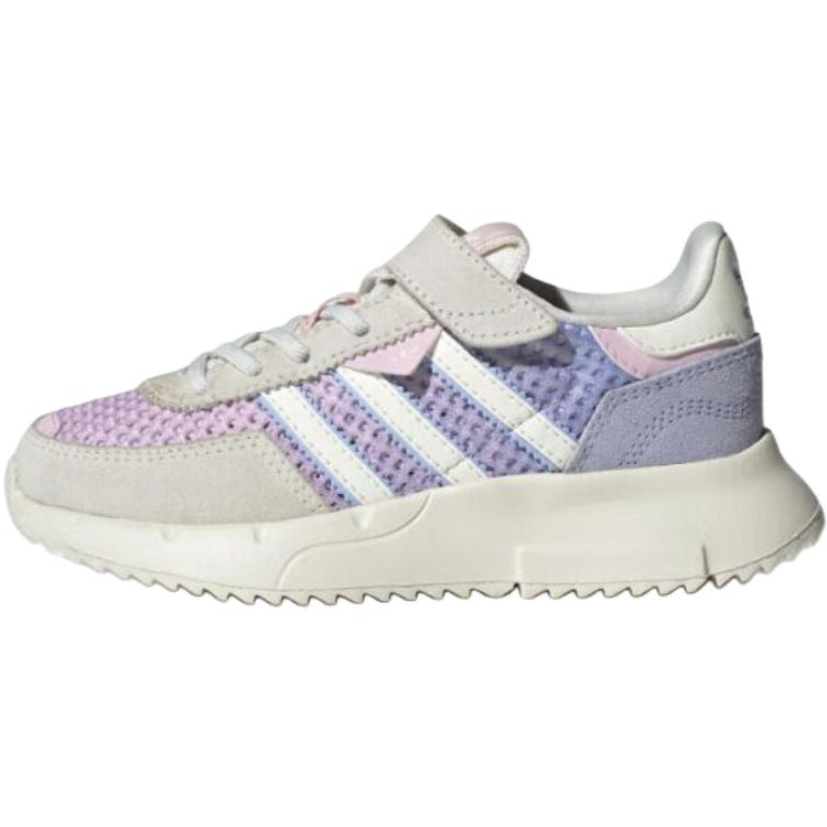 Adidas Originals Retropy F2 Mesh Slip Resistant Abrasion Resistant Low top Kids' Running Shoes Purple Kids'