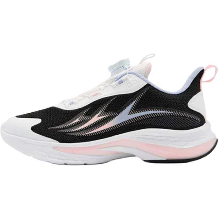 QIAODAN Synthetic Leather, Textile Slip Resistant Cushioning Slip Resistant Cushioning Low top Kids' Running Shoes