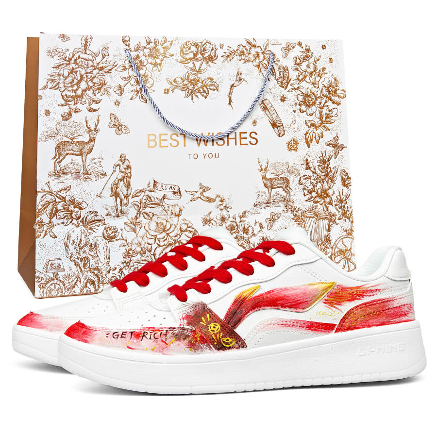 Li-Ning Li Ning Sycee Slip Resistant Cushioning Abrasion Resistant Low top Skateboard Shoes Men's