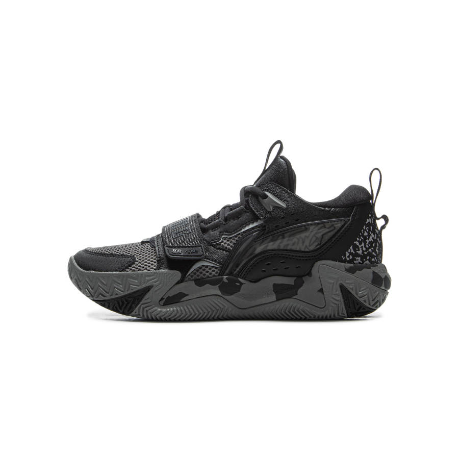 Li-Ning YOUNG Li Ning YOUNG Rebound Low top Basketball Shoes Black Gray Kids'