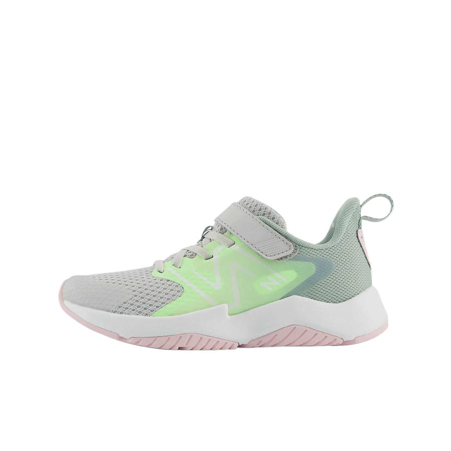 New Balance New Balance NB Rave Run V2 Cushioning Balance Support Low top Kids' Running Shoes Gray Pink Green Kids'