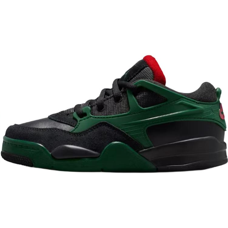 Jordan Jordan Air Jordan 4 Abrasion Resistant Abrasion Resistant Low top Children's Basketball Shoes
