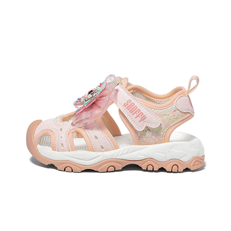 Snoffy Flashy Shoes Collection Synthetic Leather, Textile Slip Resistant, Breathable, And Quick Dry Sandal Kids'