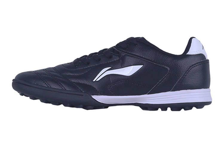 Li-Ning Li Ning TF Turf Cushioning Low top Soccer Shoes Black White Kids'