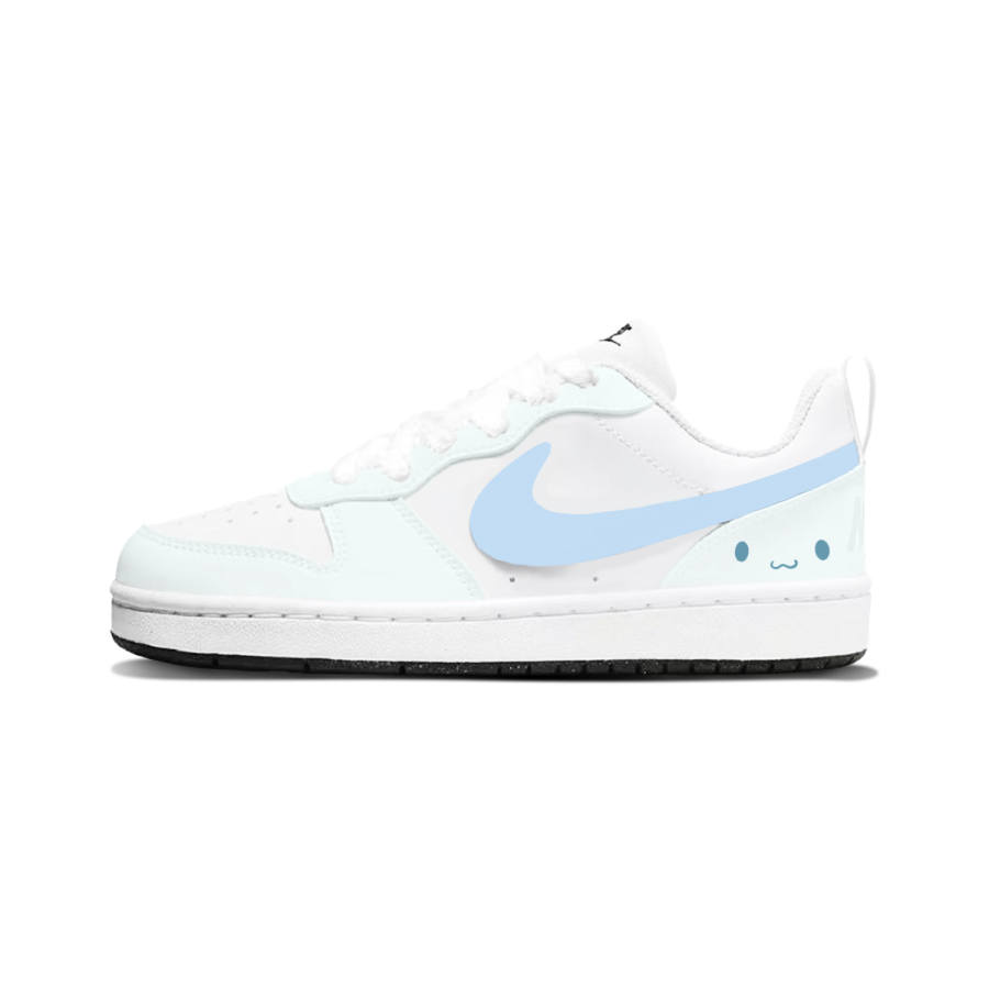 Nike Nike Court Borough Synthetic Leather Cushioning Abrasion Resistant Cushioning, Wear Resistant Low top