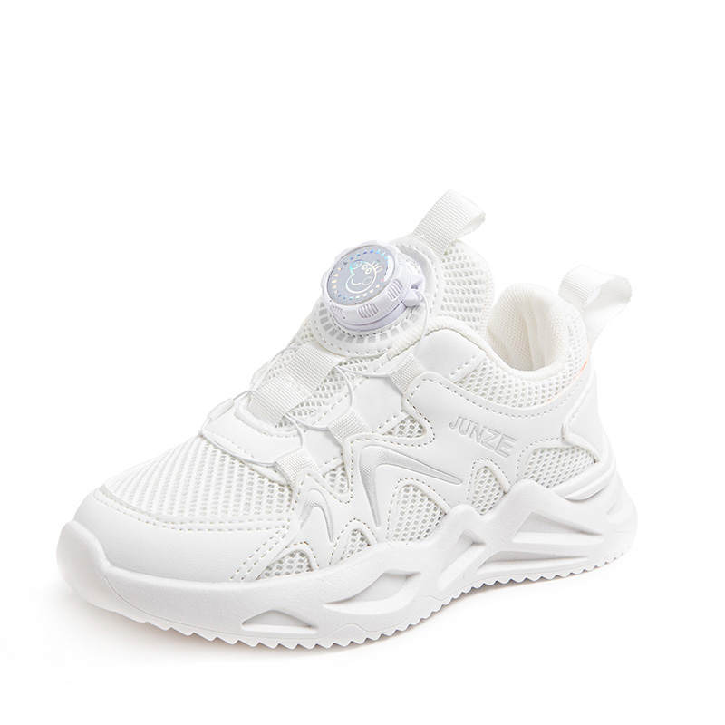 Peppa Pig Synthetic Leather Slip Resistant Cushioning Abrasion Resistant Low top Kids' Running Shoes White Kids'
