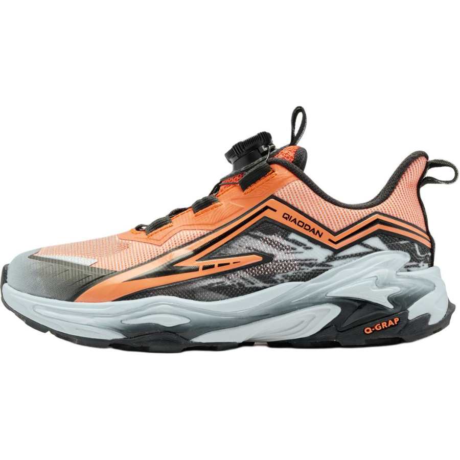 QIAODAN Low top Running Shoes Maple Leaf Orange/Elegant/Subtle Blue Teenagers