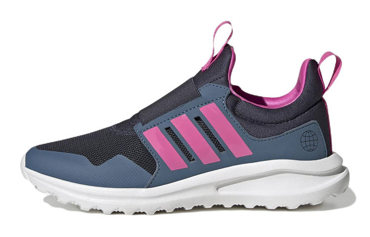 Adidas Adidas Comfortable Abrasion Resistant Breathable Low top Kids' Running Shoes Black Blue Teenagers