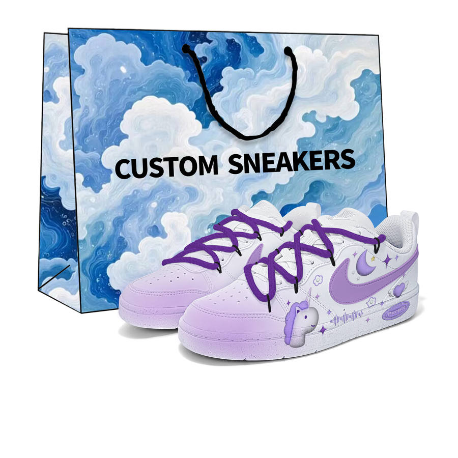 Nike Nike Court Borough Unicorn Leather Slip Resistant Cushioning Abrasion Resistant Breathable