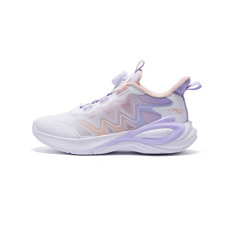 361°KIDS Low top Running Shoes White Pink Purple Summer Unisex