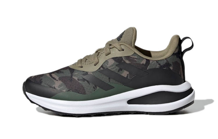 Adidas Adidas Fortarun Comfortable Abrasion Resistant Abrasion Resistant Low top Kids Lifestyle Shoes Black Green Kids'