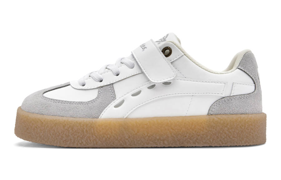 Dickies Low top Kids Lifestyle Shoes Gray White Teenagers