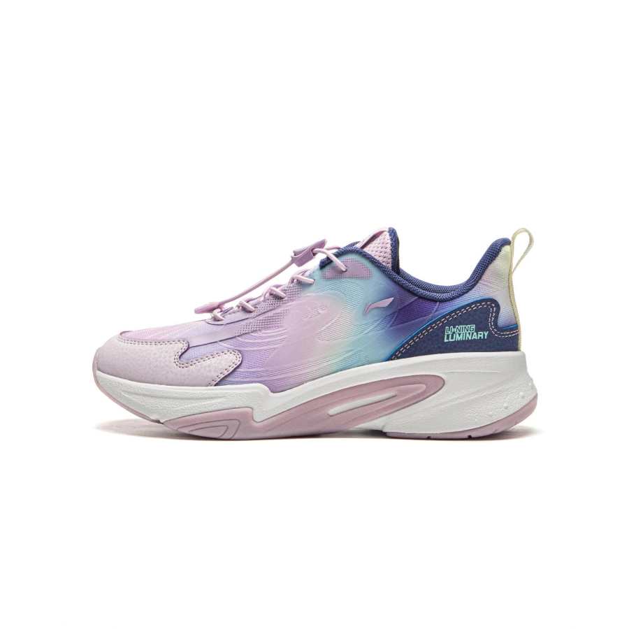 Li-Ning YOUNG Li Ning YOUNG 4 Kids Lifestyle Shoes Moonlight Purple/Light Lime/Starry Blue Kids'