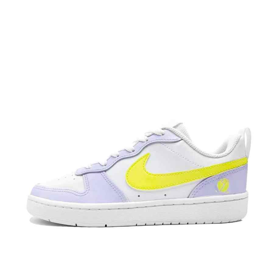 Nike Nike Court Borough Yellow Hooks Slip Resistant Cushioning Abrasion Resistant