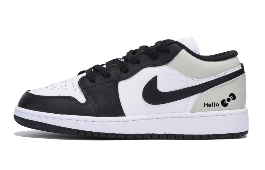 Jordan Jordan Air Jordan 1 Low Leather Low top Children's Basketball Shoes White Teenagers