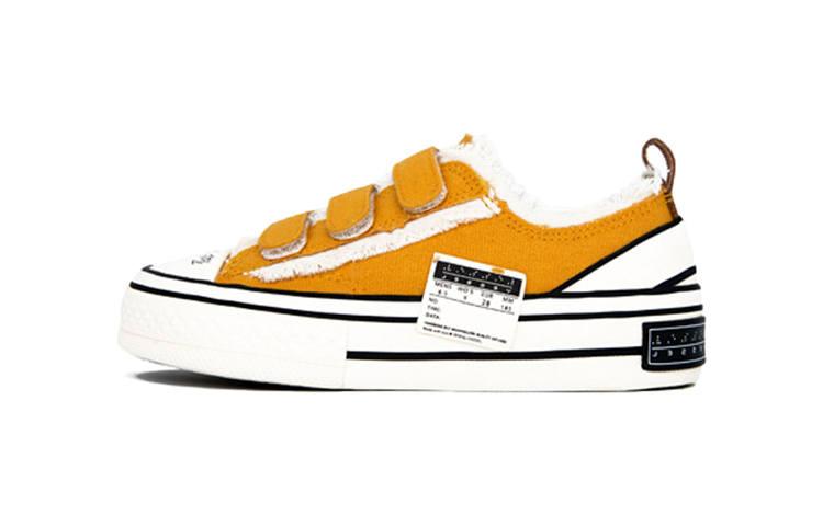 XVESSEL Low top Toddler Shoes Yellow Infant And Toddler