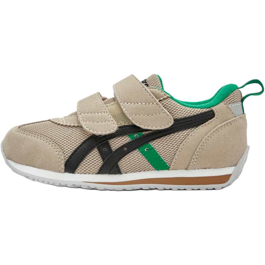 ASICS SUKU IDAHO MINI 4 Synthetic Leather, Textile Low top Kids Lifestyle Shoes Brown/Green