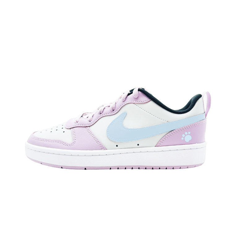 Nike Nike Court Borough Meowth Trail Sweet Synthetic Leather Abrasion Resistant Slip Resistant Low top