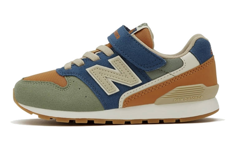 New Balance New Balance NB 996 Cushioning Abrasion Resistant Breathable Low top Kids' Running Shoes Orange Green Blue Kids'