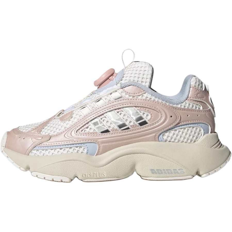 Adidas Originals Ozmillen Abrasion Resistant Low top Kids Lifestyle Shoes Pink White Teenagers